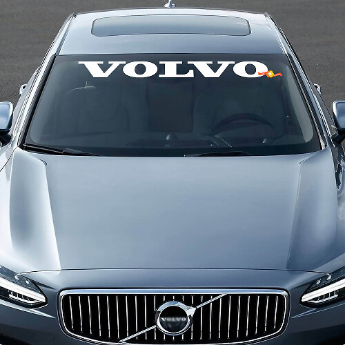 Bannière de pare-brise Volvo Autocollant en vinyle pour voitures Volvo
