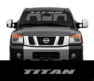 TITAN Nissan pare-brise avant fenêtre bannière autocollant autocollant titan nismo