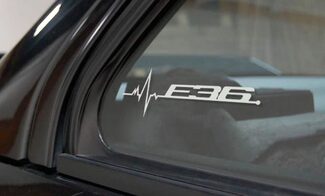 BMW E36 est dans mon graphique de décalcomanies d’autocollant de fenêtre de sang
