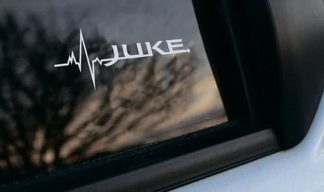 Nissan Juke est dans mon graphique de décalcomanies d'autocollant de fenêtre de sang