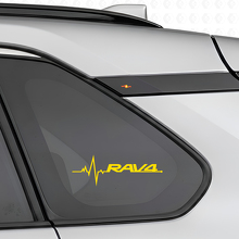 Autocollants Vinyle RAV4 Heartbeat pour Fenêtre Toyota RAV4_5