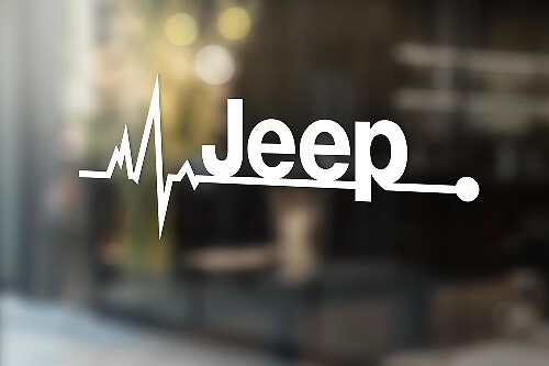 Jeep est dans mon graphique de décalcomanies d'autocollant de fenêtre Blood Wrangler