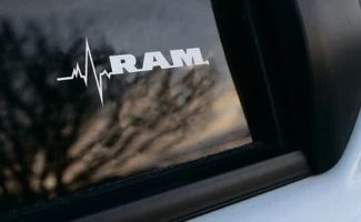 Dodge RAM est dans mon graphique de décalcomanies d'autocollant de fenêtre de sang