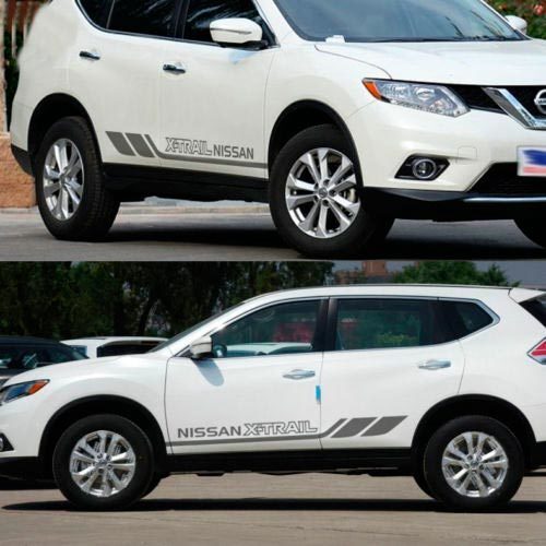 Kit d’autocollants vinyle bande latérale de marque pour Nissan X-Trail