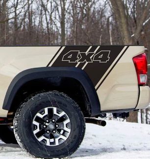Camion lit 4 x 4 vinyle autocollant décalcomanies Stripe Ford Chevy Dodge Toyota Nissan GM