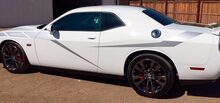 Autocollant personnalisé graphique vinyle rayures CHALLENGER MOPAR SRT RT Strobe Scat HEMI 392
 2