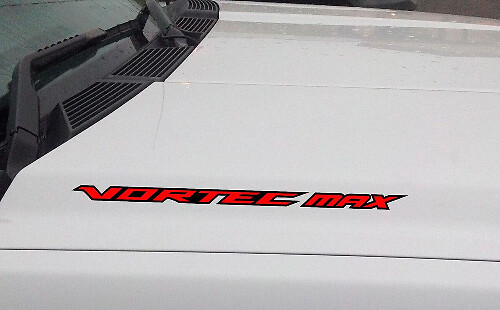 Paire de décalcomanies de capot contournées Vortec Max pour Chevrolet Silverado GMC Sierra