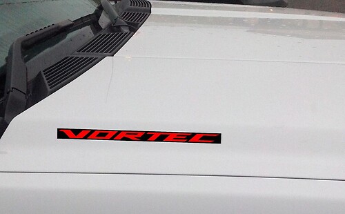 Autocollant en vinyle de capot Vortec pour GMC Sierra