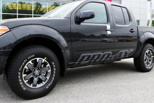 Kit de décalcomanies vinyle pour capot et côtés Pro-4X pour Nissan Frontier 2016_3
