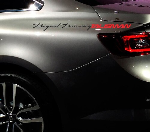 Lettrage autocollant autocollant emblème Logo vinyle Talisman pour Renault