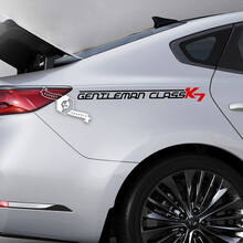 Paire de décalcomanies de lettrage, emblème Logo en vinyle pour Kia K7 Cadenza Type B
 3