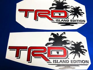 Toyota TRD Island Edition Off Road Tacoma Tundra Stickers Vinyle Autocollant Decal Palm
