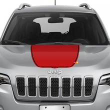 Autocollant Vinyle Décoratif Capot Style Trailhawk pour Jeep Cherokee 2