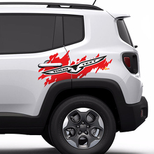 Autocollant vinyle logo Trailhawk Side Splash pour Jeep Renegade Cherokee 3