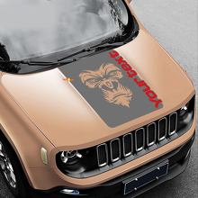 Autocollant Vinyle Graphique Logo Yeti Bigfoot Sasquatch pour Capot Jeep Renegade 3