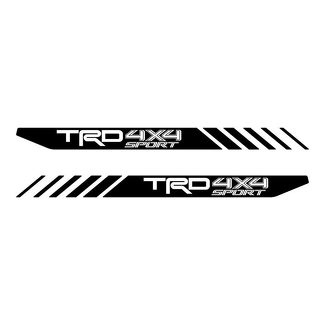 Tundra Sport Toyota TRD Camion 4x4 Stickers Vinyle Prédécoupé Autocollants Chevet Set-2P
