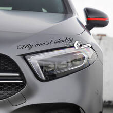 Paire de lettrage autocollant autocollant emblème Logo ma 1ère identité pour Mercedes-Benz
 2