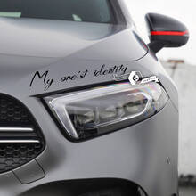 Paire de lettrage autocollant autocollant emblème Logo ma 1ère identité pour Mercedes-Benz
 3