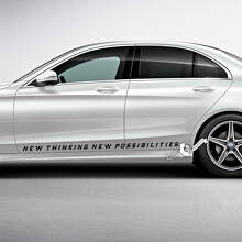 Nouvelle Pensée Nouvelles Possibilités Autocollants Latéraux en Vinyle pour Mercedes-Benz_3
