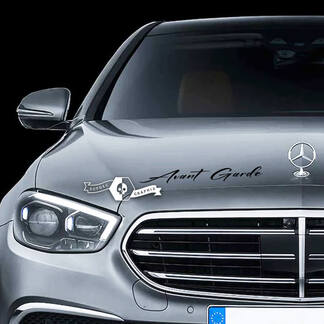 Autocollant de lettrage de capot en vinyle, emblème pour Mercedes-benz Avantgarde

