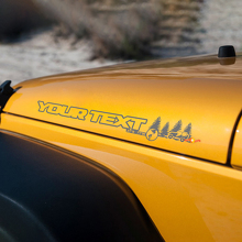 Paire d'autocollants en vinyle style forêt tout-terrain pour capot Jeep Wrangler_2
