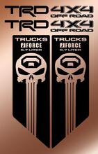 Toyota TRD hors route iForce 5,7 litres toundra camion hors route autocollant vinyle 2