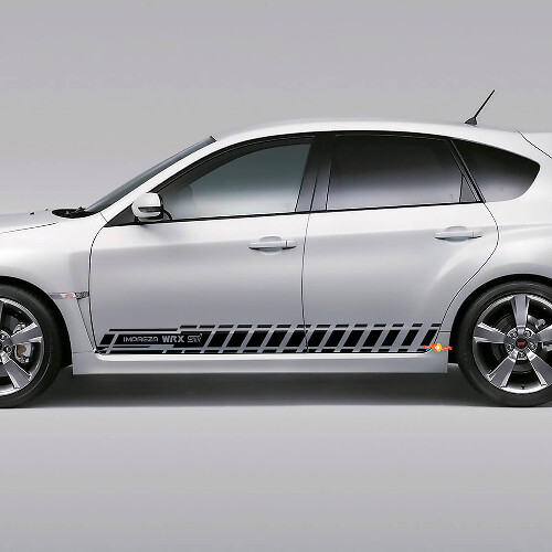Kit d'autocollants en vinyle bande latérale pour Subaru Impreza Hatchback WRX STI 2007-2012