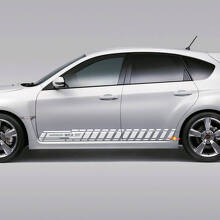 Kit d'autocollants en vinyle bande latérale pour Subaru Impreza Hatchback WRX STI 2007-2012_2