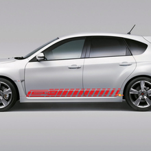 Autocollant autocollant Kit de bandes latérales pour Suba impreza hayon 2007-2012 wrx sti 09 3
