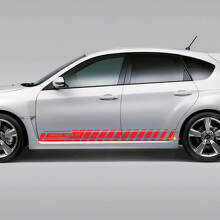 Kit d'autocollants en vinyle bande latérale pour Subaru Impreza Hatchback WRX STI 2007-2012_3