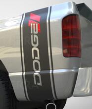 Dodge Hash Ram 1500 2500 3500 TRUCK lit boîte rayure autocollant vinyle autocollant graphique 4