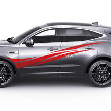 Décalcomanie de logo autocollant graphique de porte latérale Jaguar E-Pace
 2