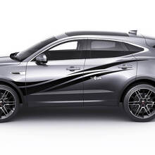 Décalcomanie de logo autocollant graphique de porte latérale Jaguar E-Pace
 3