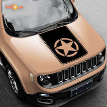 Autocollant de capot en vinyle Jeep Renegade 2015-2018 3