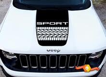 2014-2017 Jeep Cherokee Trail Rated Sport Vinyl Hood Decal Sticker Graphic 3