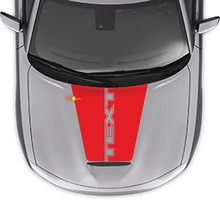 Insert de capot Dodge Charger Hemi autocollant occultant
 2