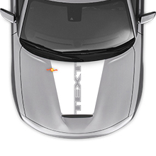 Insert de capot Dodge Charger Hemi autocollant occultant
 3