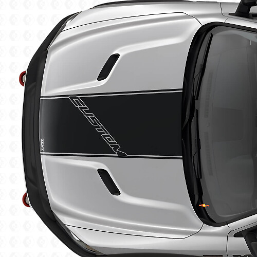 Autocollant vinyle de lettrage en relief personnalisé pour capot Jeep Renegade