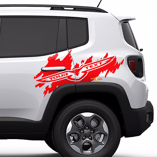 Autocollant Vinyle Graphique Logo Trailhawk Spray Latéral Porte Arrière pour Jeep Renegade Cherokee