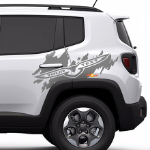 Autocollant Vinyle Graphique Logo Trailhawk Spray Latéral Porte Arrière pour Jeep Renegade Cherokee 2