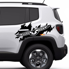 Autocollant Vinyle Graphique Logo Trailhawk Spray Latéral Porte Arrière pour Jeep Renegade Cherokee 3