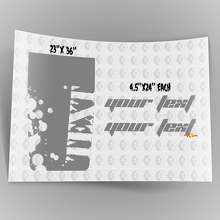 Kit d'autocollants vinyle Lettrage Éclaboussures Capot Renegade pour Jeep Wrangler TJ LJ JK 2