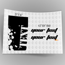 Kit d'autocollants vinyle Lettrage Éclaboussures Capot Renegade pour Jeep Wrangler TJ LJ JK 3