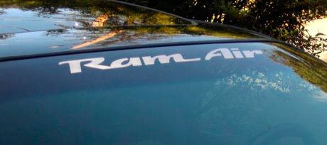 Autocollant en vinyle de pare-brise Ram Air pour Pontiac Firebird