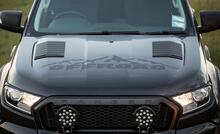 Kit graphique d'autocollant de décalcomanie de capot tout-terrain de 4 montagnes pour Ford Ranger 3