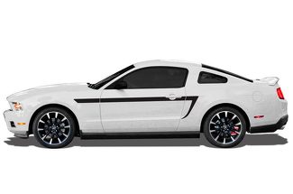Ford Mustang (2010-2014) Kit d'autocollants en vinyle personnalisés - Bande avant