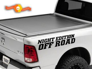 Dodge Ram Rebel Night Edition côté camion vinyle autocollant autocollant graphique hors route pick-up
