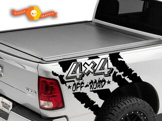 4X4 Off Road Wrap Kit pour Dodge Ram 2009 - 2020 1500/2500/3500 Autocollant en vinyle