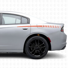 Autocollant en vinyle fines bandes de stroboscope accent sur le côté de la caisse pour Dodge Charger 2015-2026_4