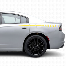 Autocollant en vinyle fines bandes de stroboscope accent sur le côté de la caisse pour Dodge Charger 2015-2026_5